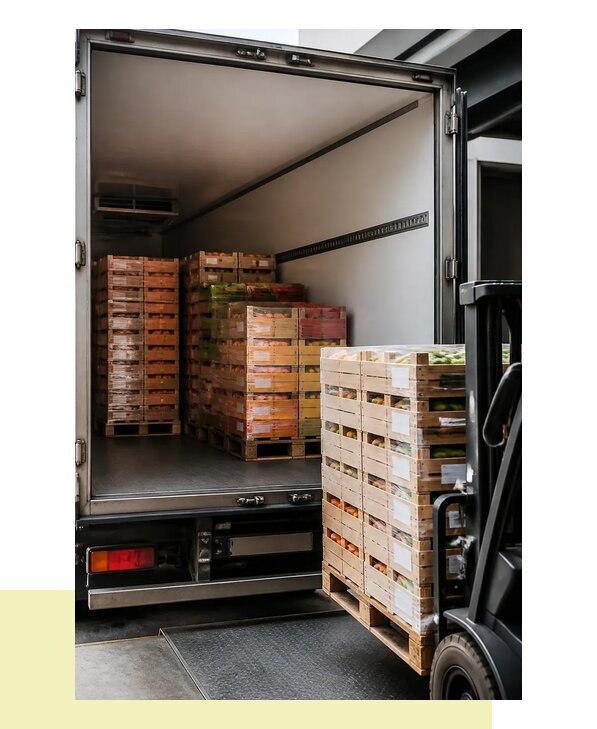 Перевозка сельхозпродукции на паллетах с доставкой в Кореновск